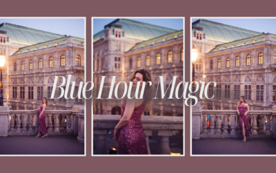 Blue Hour by the Vienna Opera: A Glamorous Solo Session Bathed in Magic