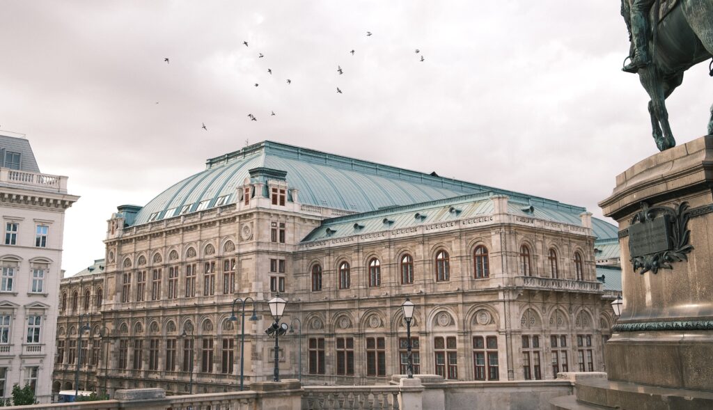 Early morning Vienna photoshoot with soft light